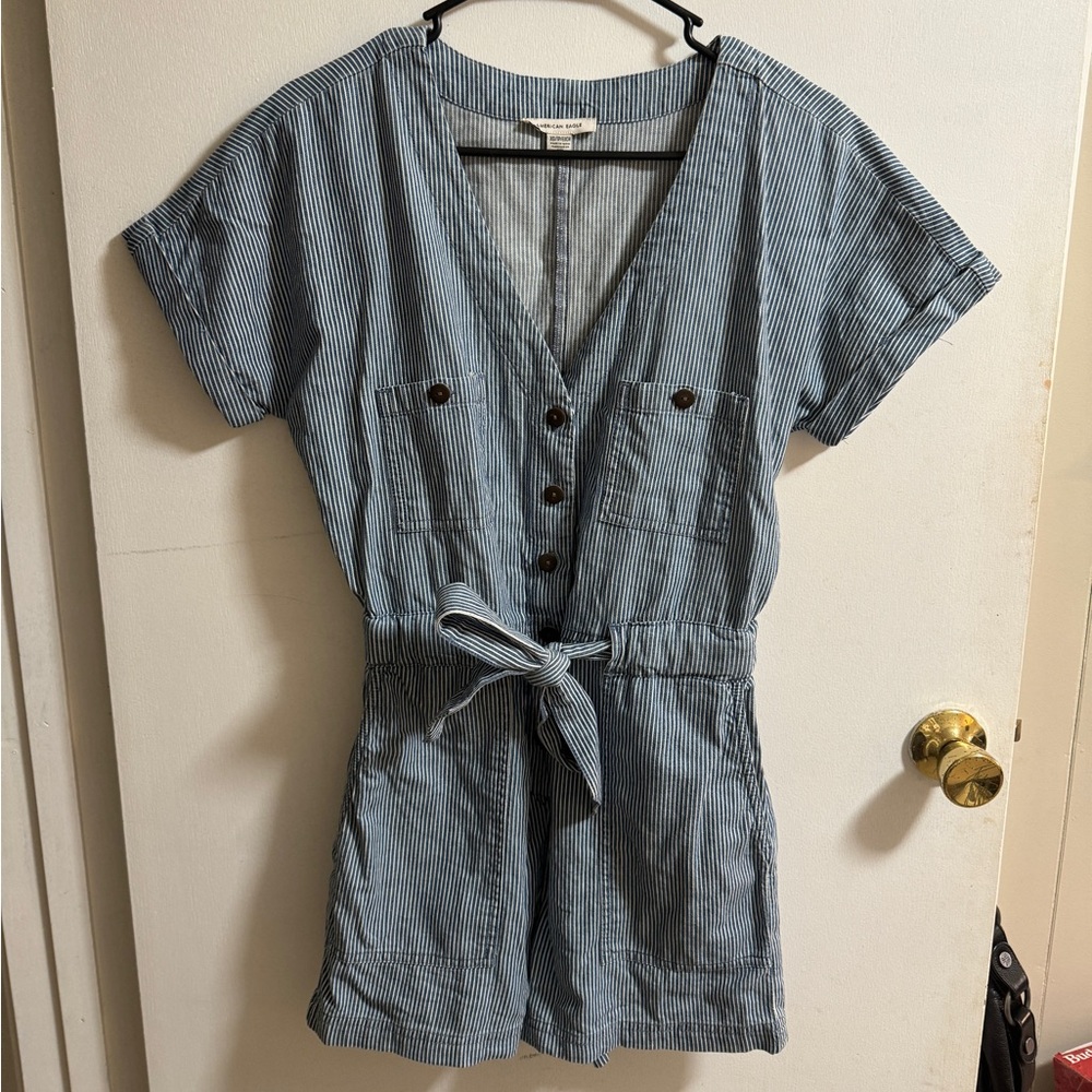 American Eagle Utility Romper